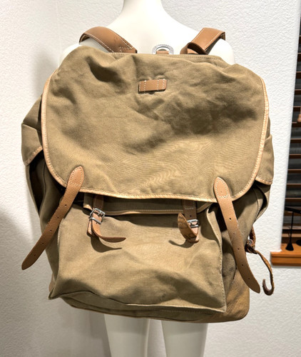 Vintage backpack canvas - backpack,